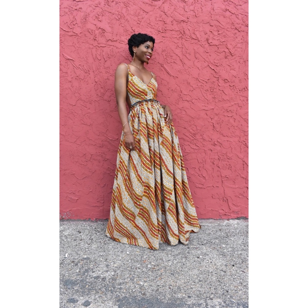 GOLDIE BACKLESS MAXIDRESS